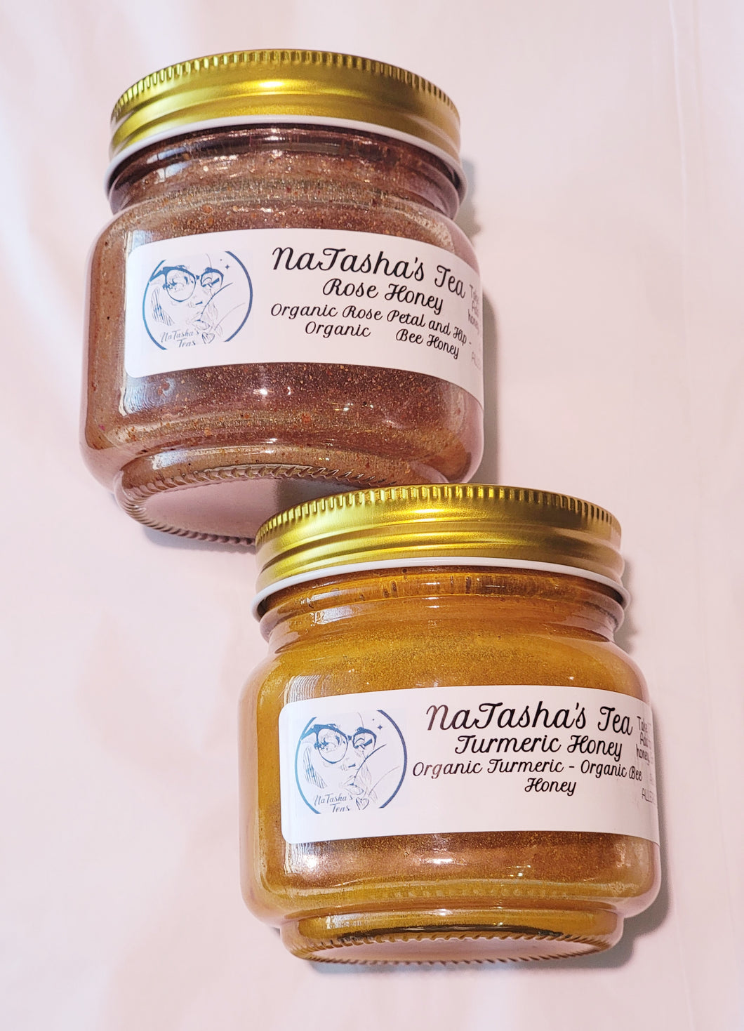 Oh Honey Bee Honey by NaTashas Tea 8oz Jars